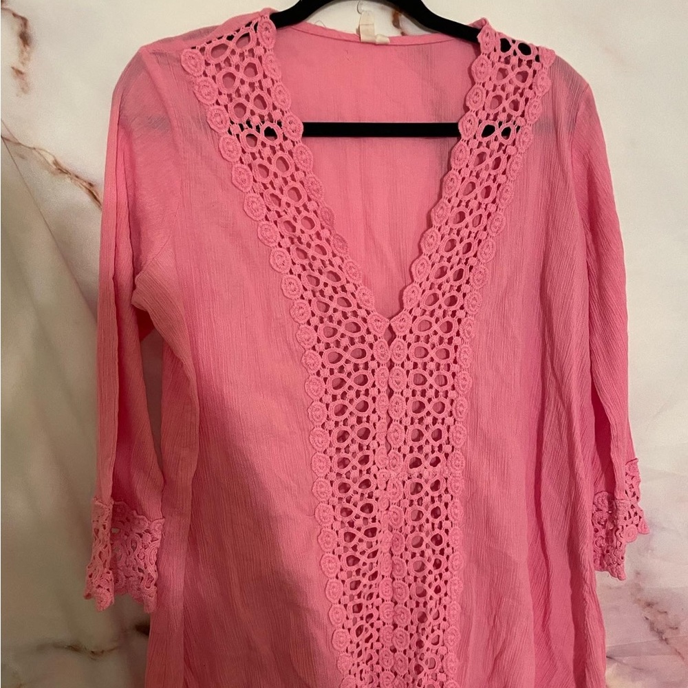 Summer Mango Reef Beach Boutique Blouse